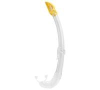 Cressi Mexico Tuba Semi-Sec Mixte Adulte, Transparent/Jaune, Taille Unique