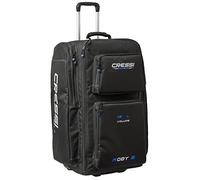 Cressi Sub S.p.A. Moby 5 Sac pour Palmes de plongée Mixte Adulte, Noir/Logo Bleu