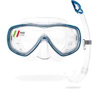 Cressi Masque de plongée Onda & Mexique – Confortable Mixte Adulte Bleu, fabriqué en Italie