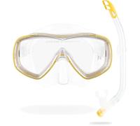 Cressi Sub S.p.A. Ondina Vip Set de masque + tuba plongée enfant Transparent/Jaune