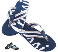 Cressi Sub S.p.A. Portofino Tongs Mixte_Adulte, Bleu/Blanc, 44
