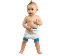 Cressi Sub S.p.A. Reusable Swim Nappy Couche de nage pour Enfants Blanc/Bleu S - 0/4 Mois