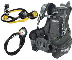 Cressi Sub S.p.A. Set pour la plongée Noir Taille