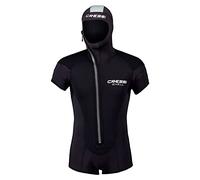 Cressi Sub S.p.A. Shell Jacket Multi Thickness Man Surveste de Plongee avec Cagoule Incorporée Noir S/2
