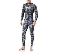 Cressi Summer Man Combinaison Monopiece de Plongée Homme en Neoprene Ultra Stretch 2.5mm, Camouflage Gris/Vert, S/2