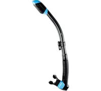 Cressi Supernova Tuba de plongée Dry-Top Adulte, Noir/Bleu, Taille Unique