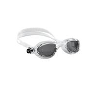 Cressi Lunettes de natation Flash – Medium blanc – Verres fumés