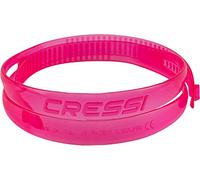 Cressi Swim Eyewear Silicone Strap + Loop Sangle pour Lunettes de Natation Unisex-Adult, Rose, Une Taille