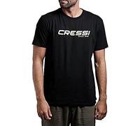 Cressi T-Shirt, Man, Noir Jaune, L