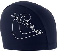 Cressi Tago Swim Cap Spandex Blue/White - Bonnet de Natation Spandex pour Adultes, Bleu/Blanc, Taille Unique