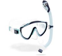 Cressi Tinetto & Iguana Dry, Navy/Cyan Glacé