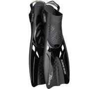 CRESSI Tonga Fins Black/Black L/XL - Palmes Adulte Légères, Courtes et Ajustables, Idéales pour la Plongée, Apnée, la Natation, Noir/Noir, L/XL