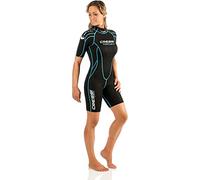 Cressi Tortuga Lady Shorty Wetsuit 2.5mm - Combinaisons Shorty en Neoprene 2.5 mm High Stretch - Femme