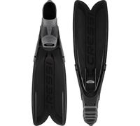 CRESSI Turbo Flex Fins Black 38/39 Palmes Performantes Réactives Légères Système Gara Modulaire et Lames Interchangeables Unisex-Adult, Noir