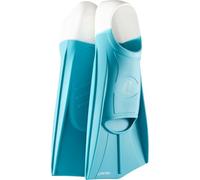 CRESSI Vera Palmes Courtes 100% Silicone avec Chaussure Fermée Unisex-Adult, Aiguemarine/Blanc, L (EU 42/44)