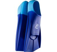 CRESSI Vera Palmes Courtes 100% Silicone avec Chaussure Fermée Unisex-Adult, Bleu/Azur, L (EU 42/44)