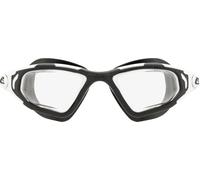 CRESSI Vortex Goggles Lunettes de Natation Innovantes avec des Performances Avancées Unisex-Adult, Noir/Blanc_Lentilles Claires, Taille Unique