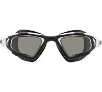 CRESSI Vortex Goggles Lunettes de Natation Innovantes avec des Performances Avancées Unisex-Adult, Noir/Blanc_Lentilles Fumée, Taille Unique