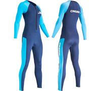 Cressi Wahoo Lady Wetsuit Blue 2mm M/3 Combinaison Monopièce Premium Néoprène et Élasthanne (1,5/2 mm) Women's, Bleu/Azure-Femmes