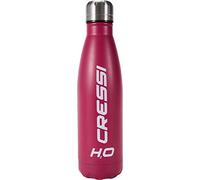 Cressi Water Bottle H20 Stainless Steel - Bouteille de Sport en Acier Inoxydable