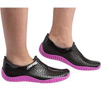 Cressi Water Shoes Chaussons pour Sport Aquatique Mixte Adulte, Noir/Rose, 35