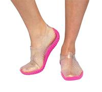 Cressi Water Shoes Chaussures de Plage et Mer Unisex, Transparent/Rose, 29/30