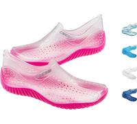 Cressi Water Shoes-Chaussures Unisexe Adultes pour Tous Types d'Activités de Sports Nautiques, Transparent/Bleu Clair, 35 Mixte