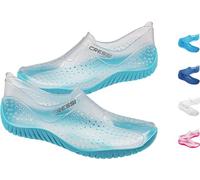 Cressi Water Shoes-Chaussures Unisexe Adultes pour Tous Types d'Activités de Sports Nautiques, Bleu Clair, 36 Mixte, Transparent/Rose