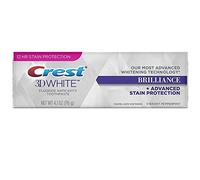 Crest 3D White Brilliance Dentifrice, vibrant de menthe poivrée 4,1 oz (paquet de 10)