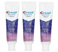 Crest 3d White, Fluoride Anticavity Toothpaste, Radiant Mint, 3 Pack, 3.8 Oz (107 G) Each