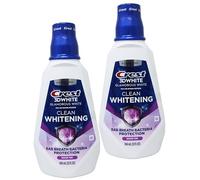 Crest - 3D White Glamorous White - Multi- Soins Blanchissant - Parfums Menthe Fraiche, Bain De Bouche 946 Ml