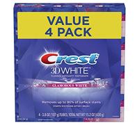 Crest 3D White Luxe, Glamorous White, Vibrant Mint Toothpaste (Pack of 4) By 116 g (lot de 4)