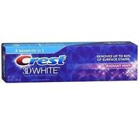 Crest Blanc 3D Fluoride Toothpaste anticavité Radiant Mint - 4,8 oz, Lot de 3