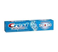 Crest Complete, Blanchissant avec Scope, Fluoride Toothpaste anticavité, menthe poivrée Cool, 6.2 onces (pack de 2)
