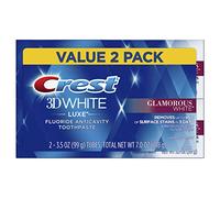 Crest Crest Twin Pack 3D White Luxe Glamorous White Toothpaste, 3.5 Ounce each, 2 Pack