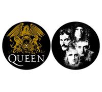 Rock Off Trade Slipmats Crest/Faces-2 - Import anglais