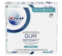 Crest Gum Detoxify Toothpaste, Deep Clean, 4.1 oz (116g) - Pack of 2