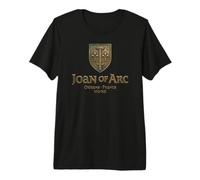 Crest Jeanne d'arc Orléans France 1412-1431 Bronze T-Shirt Haut de Gamme