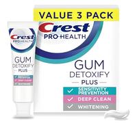 Crest Pro-Health Gum Detoxify Plus Lot de 3 tubes de dentifrice au fluor 128 g