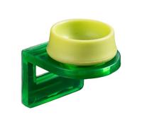 Crested Gecko Food Dish - Adhesive Backing Terrarium Feeder Bowl for Reptiles and Amphibians, Leopard Gecko Water Dish for Small Pets, Iguanas, Chameleons, Lizard Habitat, 0.98x1.18x1.38 inches