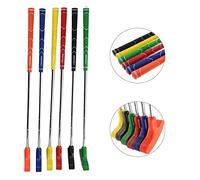 Crestgolf Lot de 6 putters de golf bidirectionnels pour gauchers et droitiers, faciles à utiliser, 5 tailles pour enfants de 3 à 5 ans, 6 à 8 ans, 9 à 12 ans, 13 à 15 ans, adultes (63,5 cm)