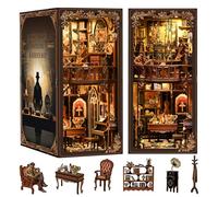 CRESYMME Kit Book Nook à faire soi-même, maison de poupée, maison de poupée, bibliothèque, décoration pour adolescents et adultes (secret dans la rue Baker )