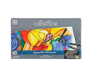 CRETACOLOR AquaStic Lot de 40 pastels à l'huile Multicolore