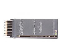 Cretacolor Artists Studio Line Lot de 12 crayons graphite Noir CH140 12