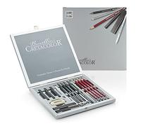 Cretacolor Coffret graphite argenté