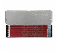 Cretacolor Ensemble De Graphite Crayons Cleos (6 Pcs),, Crayons, Art Fournitures