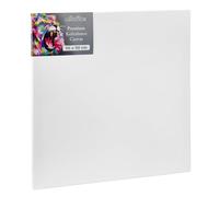 Cretacolor Kit de toile de qualité supérieure sur cadre en bois de 2 cm - Toile en coton pour acrylique, huile et médias mixtes - 50 x 50 cm