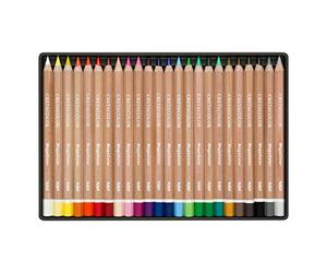 CRETACOLOR Megacolor Crayons de couleur, crayons d'artiste, extra épais pour les grandes surfaces, 24 crayons de couleur, possibilité de peindre en couches de couleur