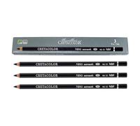 Cretacolor Nero Pencil 3Pk X-Soft Soft Med by Cretacolor
