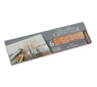 CRETACOLOR Pocket Set,0 Urban Sketching, set de dessin de base, 6 pièces, hautement pigmentées, utilisation polyvalente, convient aux artistes et aux amateurs